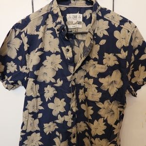 PROFESSIONAL TROPICAL Button Down Men's M